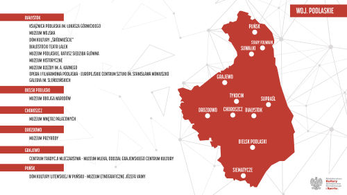 Podlaskie mapa